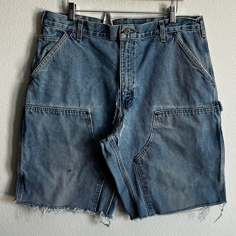Carhartt denim double knee work wear carpenter shorts